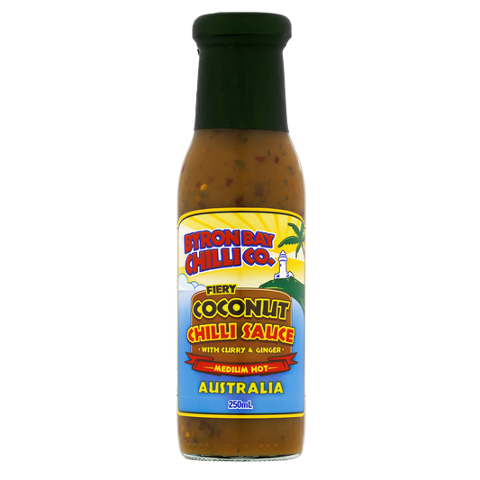 Fiery Coconut Chilli Sauce With Curry & Ginger (6 x 250ml)
