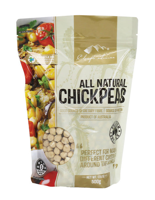 Chef's Choice All Natural Chick Peas (500g)