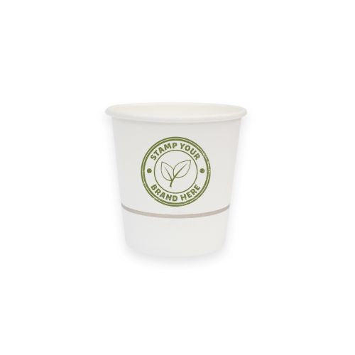 Sustain Hot Cup White Single Wall (4oz)