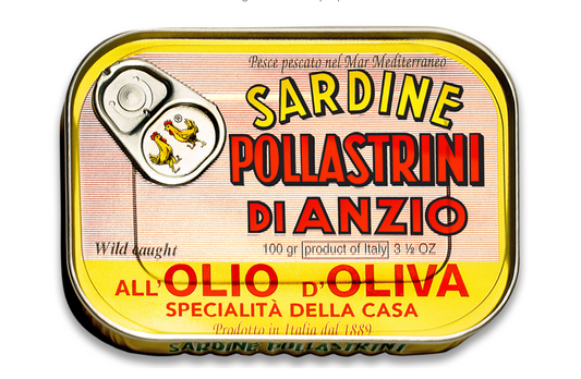 Pollastrini Sardines Olive Oil (100g)