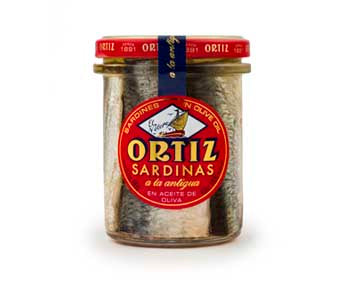 Ortiz Sardines 190g (Glass Jar)