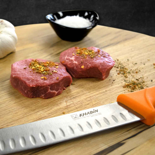 Khabin Knife Cimetar Steak Orange 10inch - Each