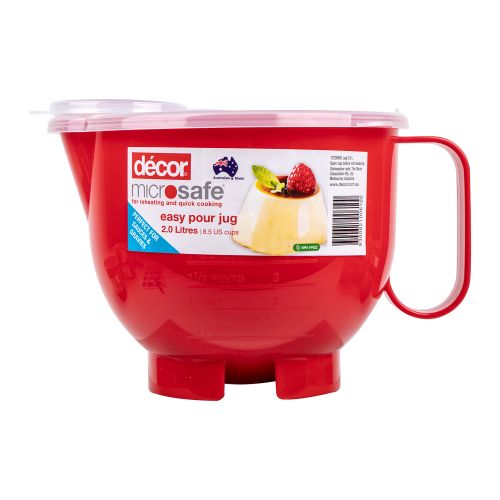 Decor Microwave Jug With Lid 2L - Each