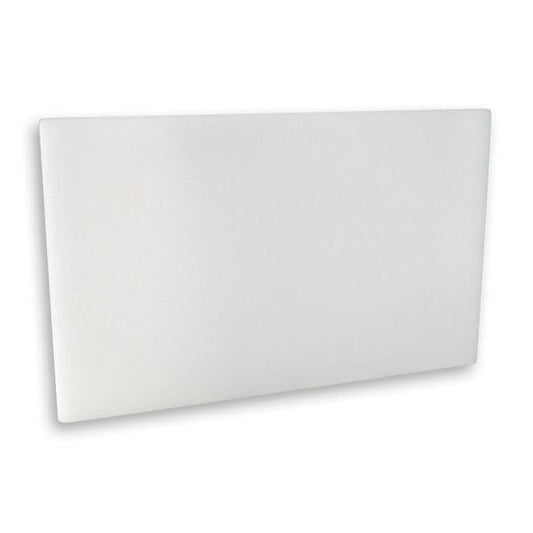 Cutting Board PE 530x325x20mm White - Each