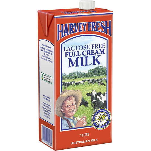 Harvey Fresh Full Cream Lactose Free UHT Milk (1L)