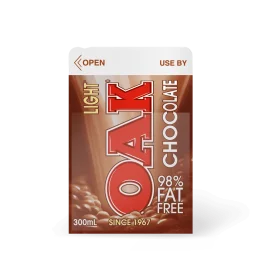 Oak Light Chocolate Flavoured Milk (300ml)