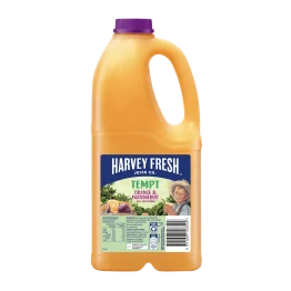 Harvey Fresh Tempt Orange & Passionfruit Drink 25% (2L)