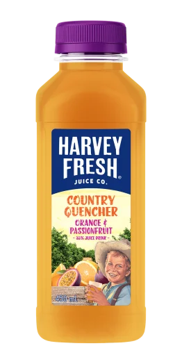 Harvey Fresh Country Quencher Orange & Passionfruit (450ml)
