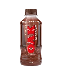 Oak UHT Chocolate Flavoured Milk (500ml)