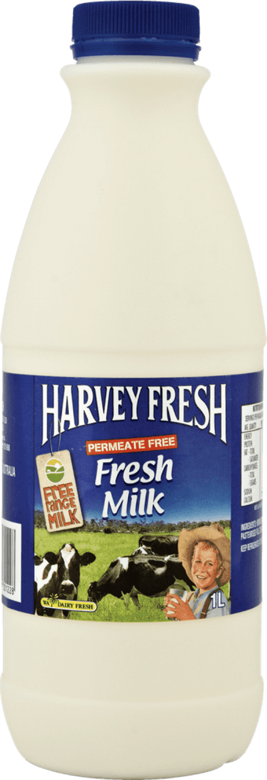 Harvey Fresh Free Range Full Cream Milk (1L)