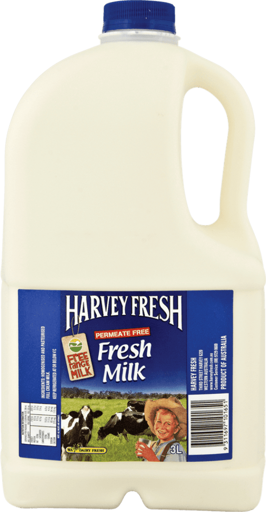 Harvey Fresh Free Range Full Cream (3L)