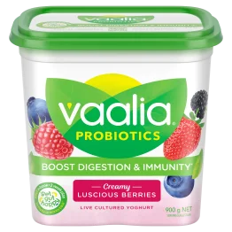 Vaalia Low Fat Luscious Berries Yoghurt (900g)