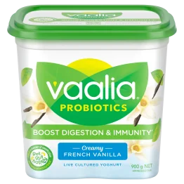 Vaalia Low Fat French Vanilla Yoghurt (900g)