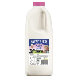 Harvey Fresh Free Range Skim Milk (2L)