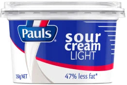 Pauls Light Sour Cream (250gm)