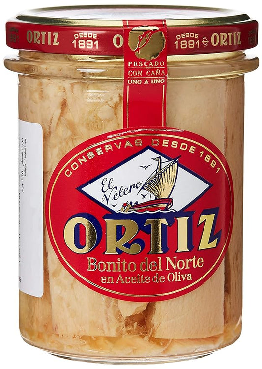 Ortiz Bonito White Tuna in Olive Oil (220g Jar)