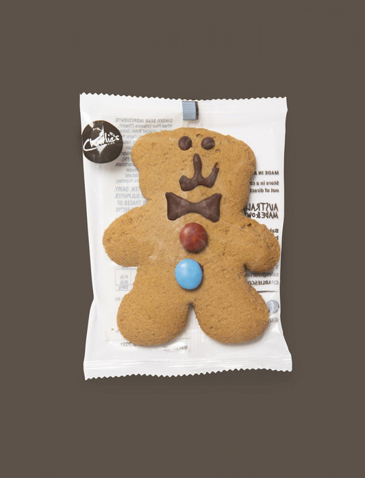 Gingerbread Bear Biscuits 50g Individually Wrapped (24 pieces)