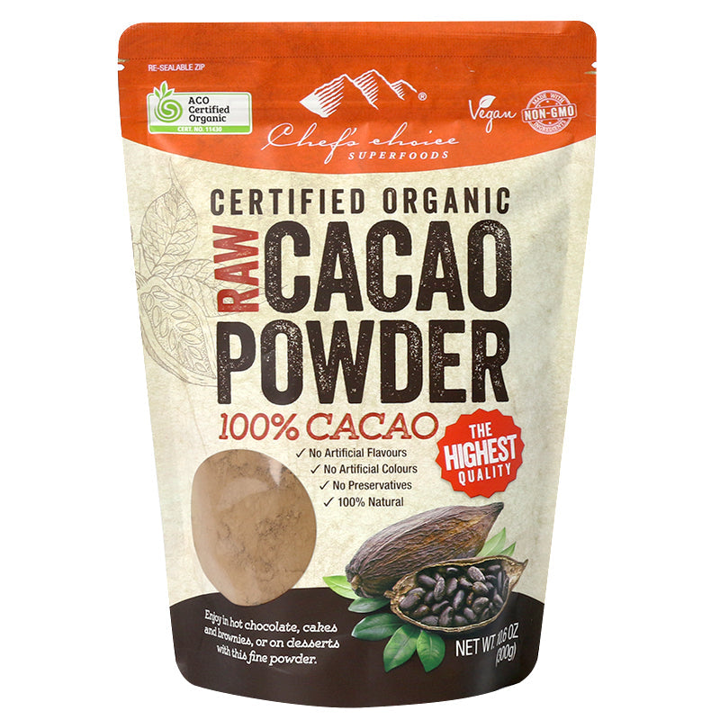 Chef's Choice Raw Organic 100% Cacao Powder (1kg)