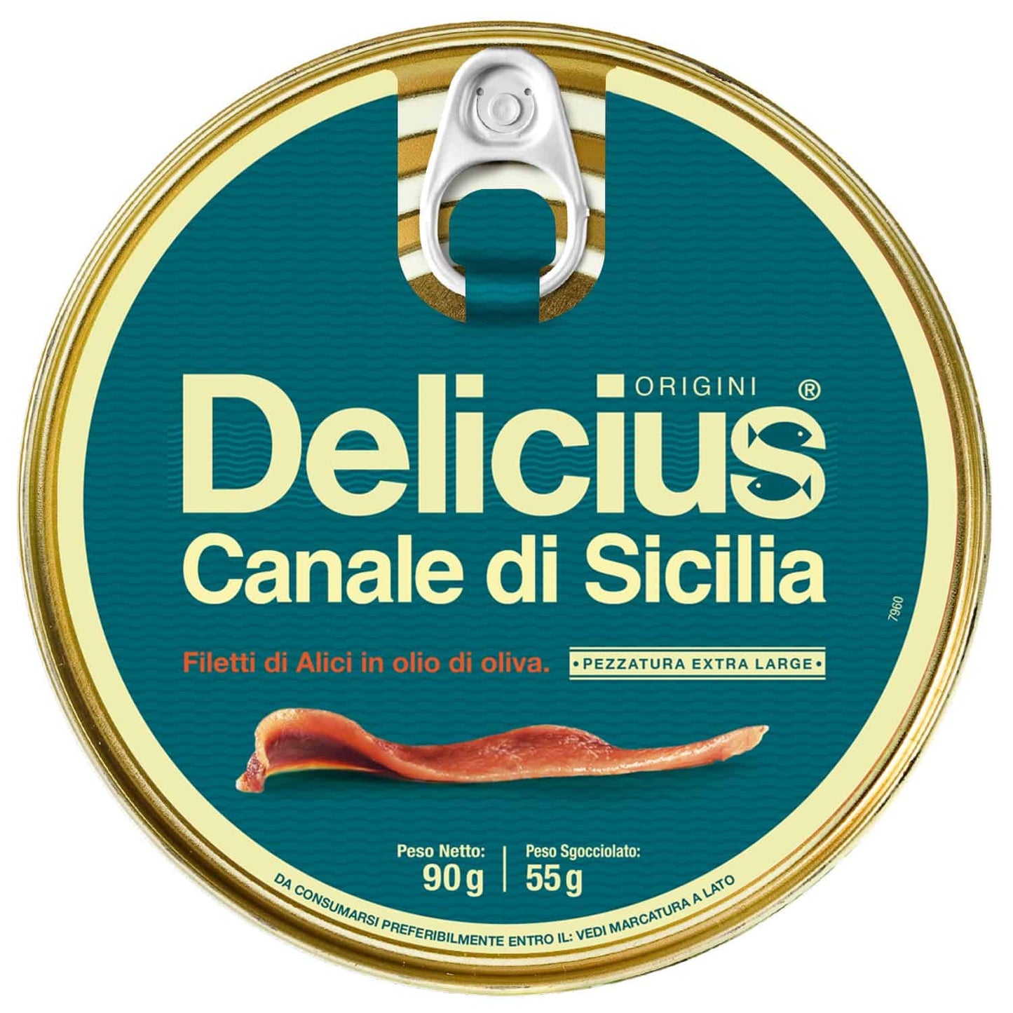 Anchovy Fillets in Olive Oil Tin (90g)