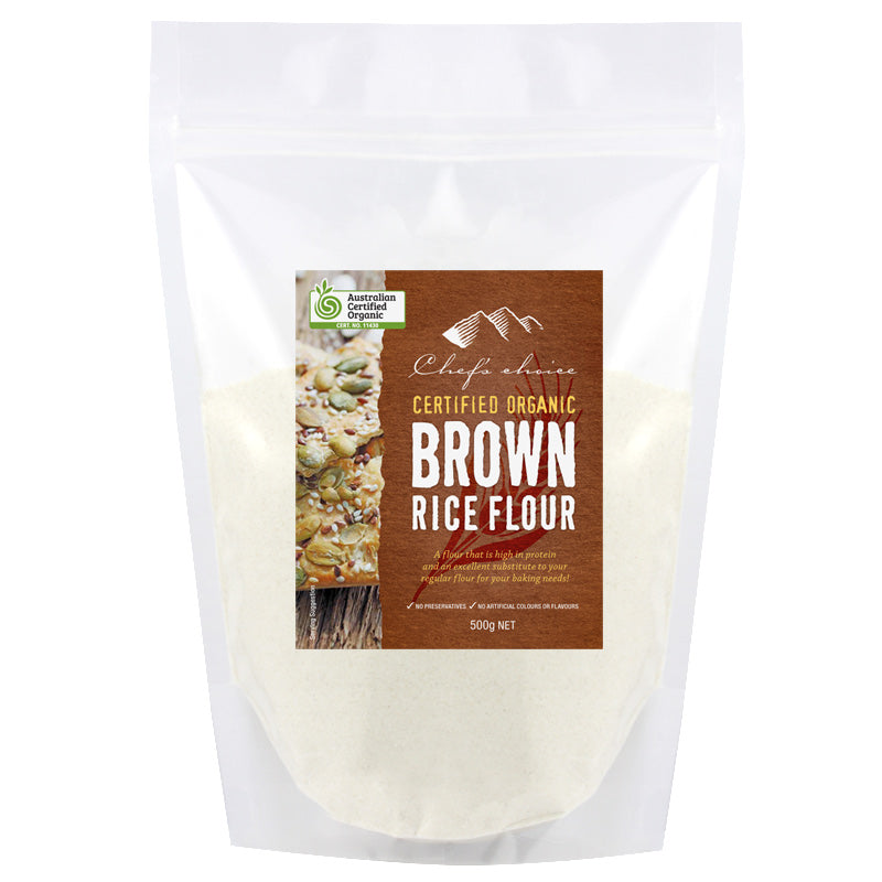 Chef's Choice Organic Brown Rice Flour (500g)