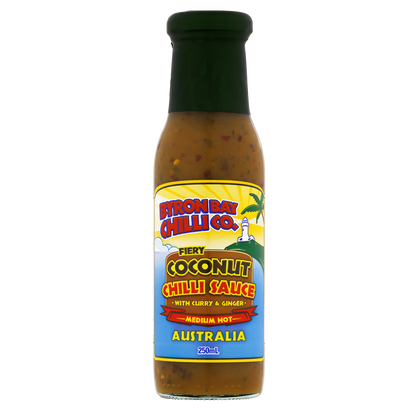 Fiery Coconut Chilli Sauce With Curry & Ginger (6 x 250ml)