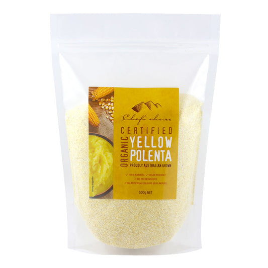 Chef's Choice Organic Yellow Polenta (500g)