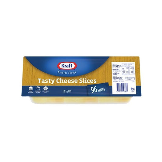 Kraft Tasty Cheese 72 Slice (1.5kg)