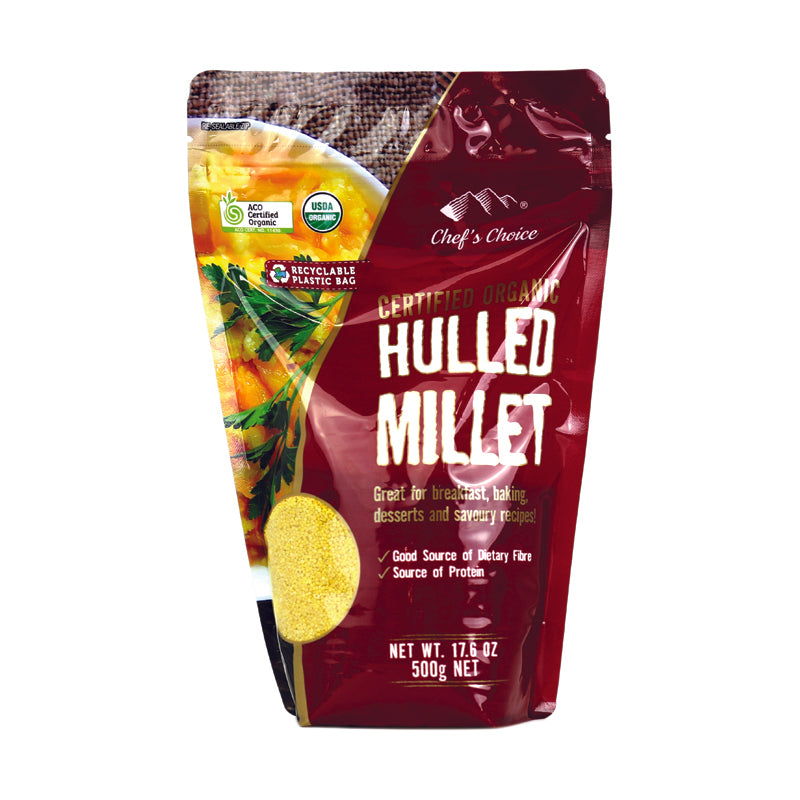 Chef's Choice Organic Hulled Millet (500g)