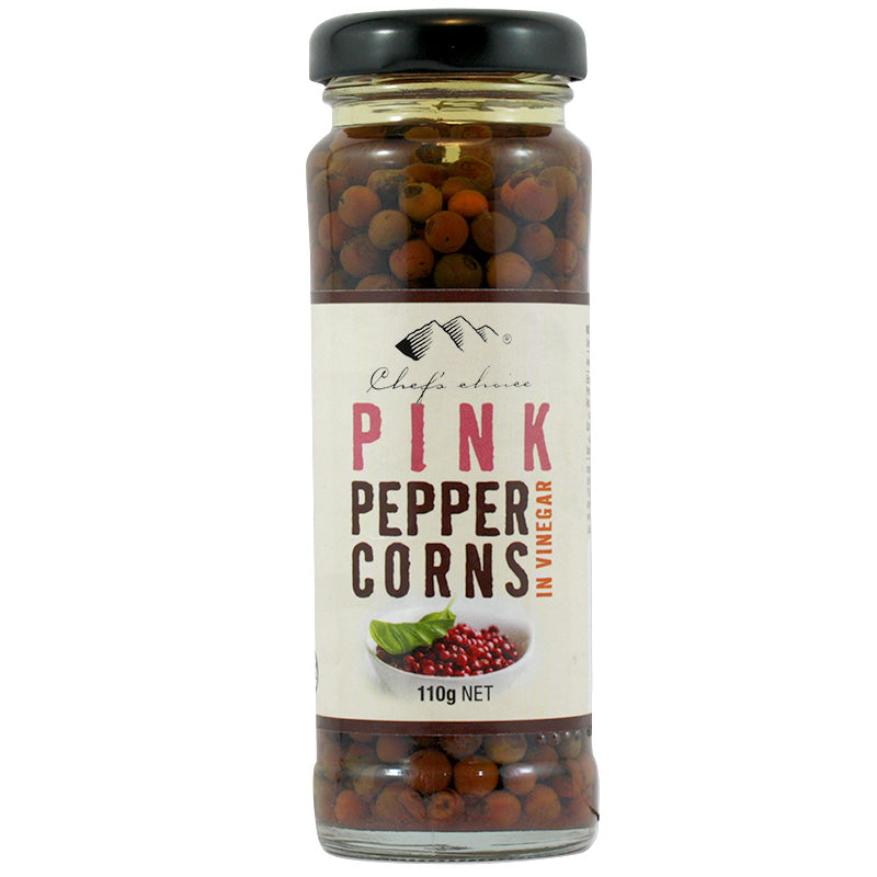 Chef's Choice Pink Peppercorns in Vinegar (110g)