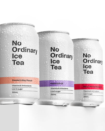 No Ordinary Ice Tea - Hawkes Bay Peach (12 x 330ml Cans)