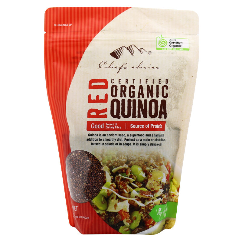 Chef's Choice Organic Red Quinoa (500g)