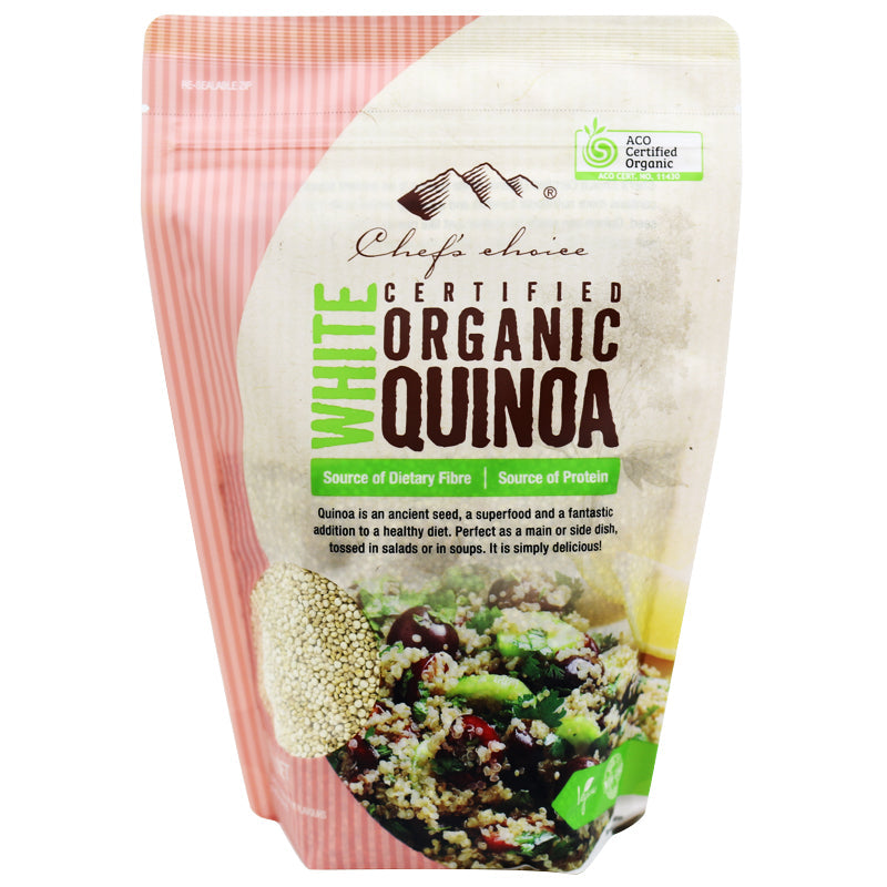 Chef's Choice Organic White Quinoa (500g)