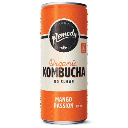 Remedy Kombucha Mango Passion (24 x 250ml)