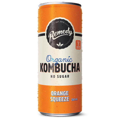 Remedy Kombucha Orange Squeeze (24 x 250ml)