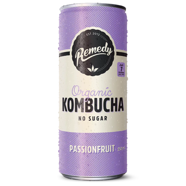 Remedy Kombucha Passionfruit (24 x 250ml)