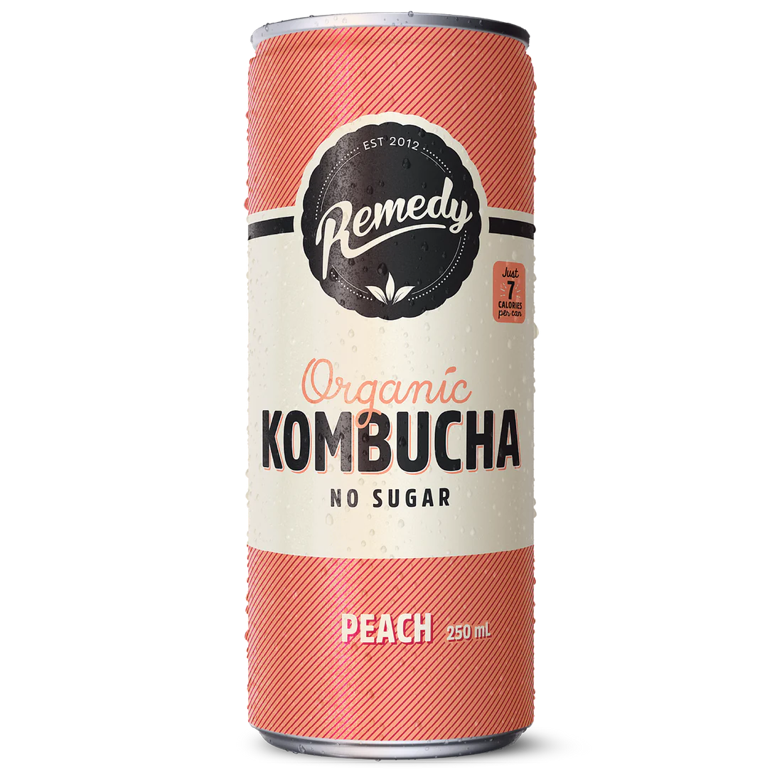 Remedy Kombucha Peach (24 x 250ml)