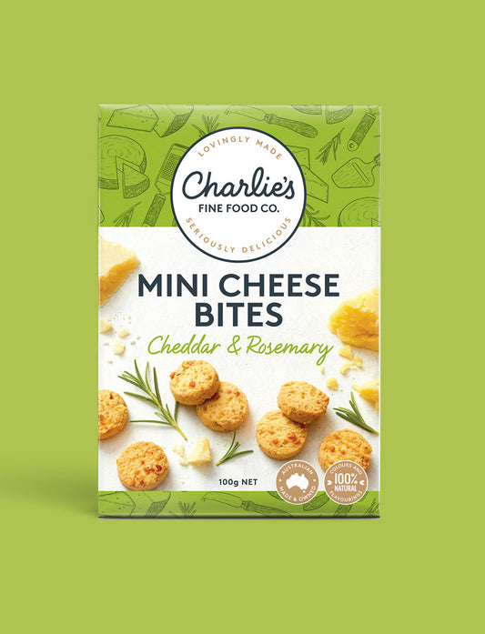 Charlie’s Mini Cheese Bites - Cheddar Rosemary