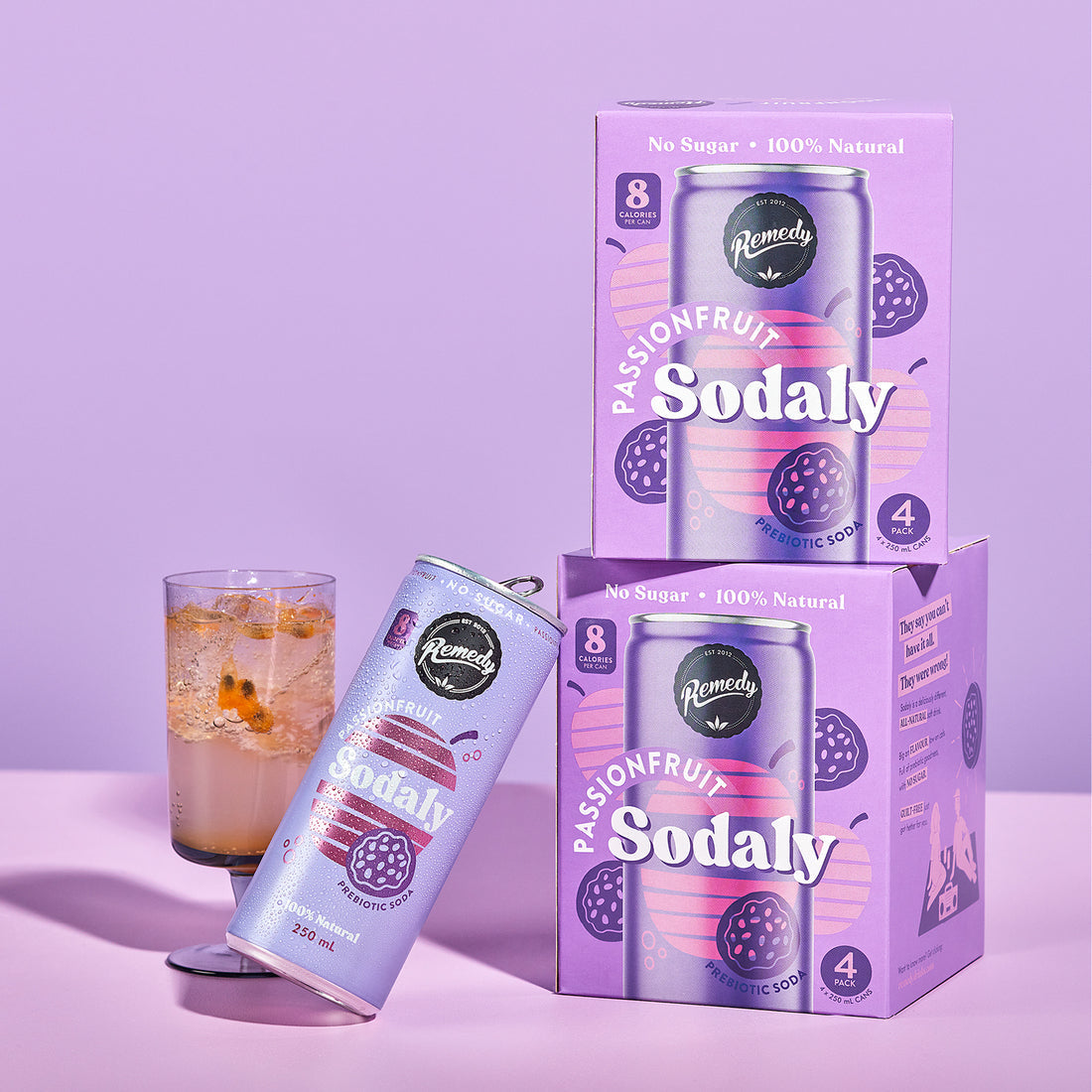 Remedy Sodaly Passionfruit (24 x 250ml)