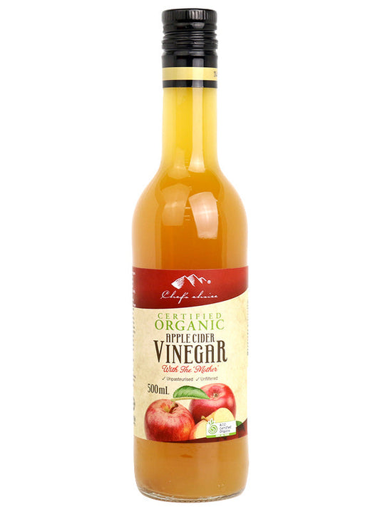 Chef's Choice Certified Organic French Apple Cider Vinegar (500ml)