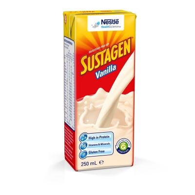 Nestle Sustagen Liquid Vanilla Ready To Drink 250ml - CT of 24