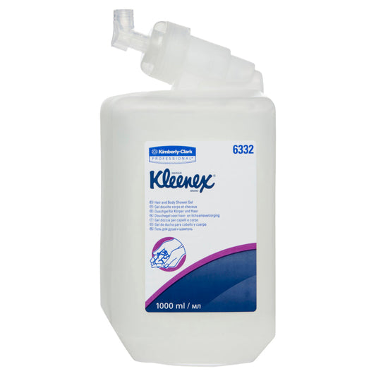 Kimberly-Clark Kleenex Hair & Body Shower Gel - CT of 6