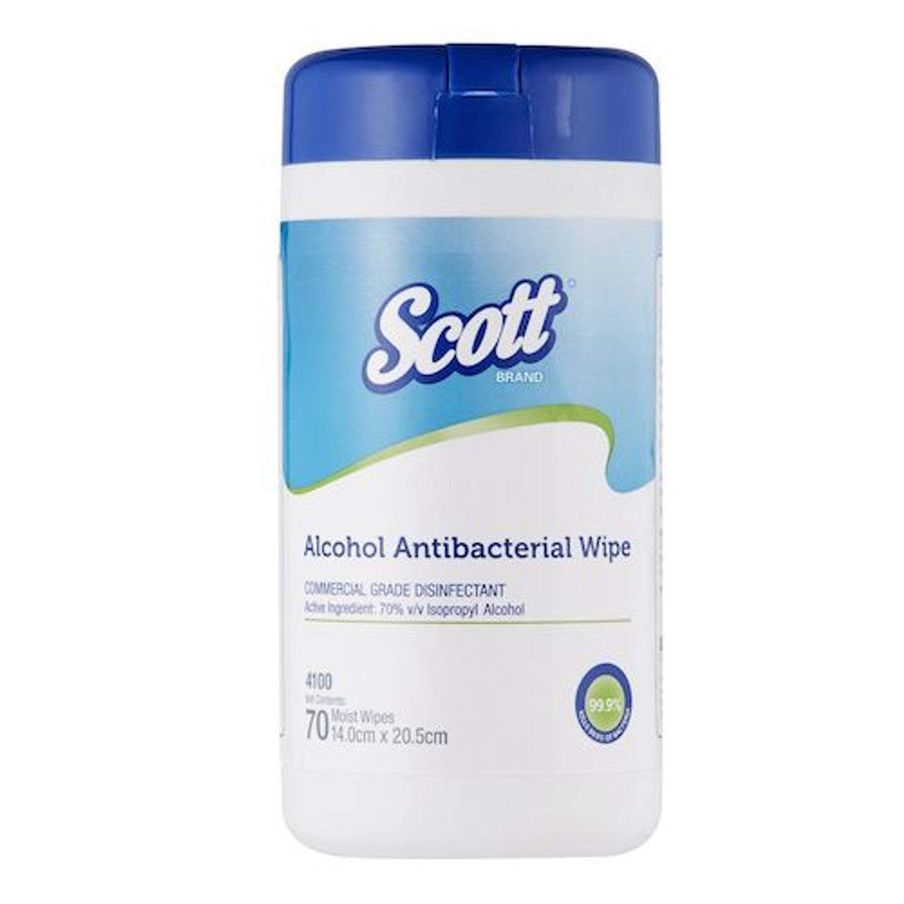 Scott Antibacterial Alcohol Wipes - CT of 12