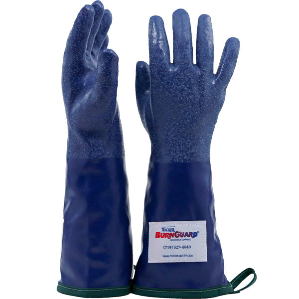 Tucker Safety Steamglove Utility Gloves Blue Medium