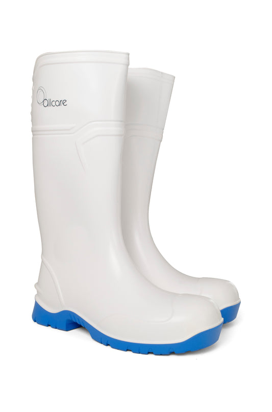Allcare Gumboot PU Safety White
