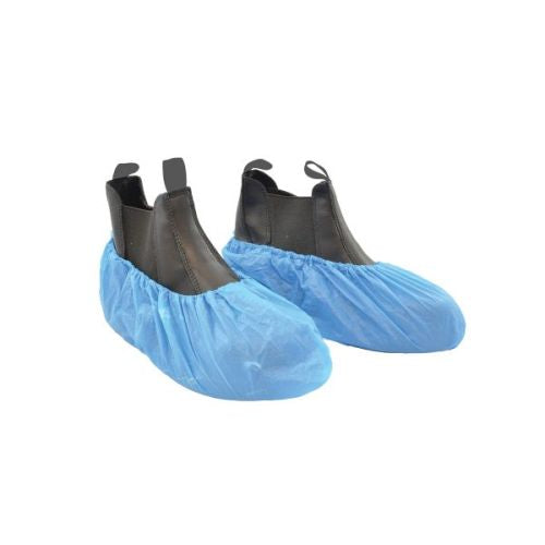 Allcare Overshoes CPE Plastic Blue XL - CT of 1000