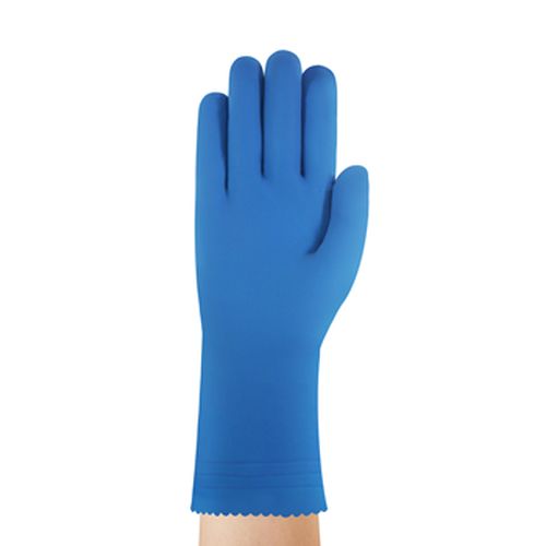 Ansell Gloves Latex Silverlined Blue - DZ of 12