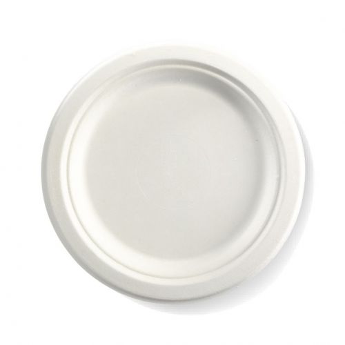 BioPak Plate Round White 225mm - CT/500