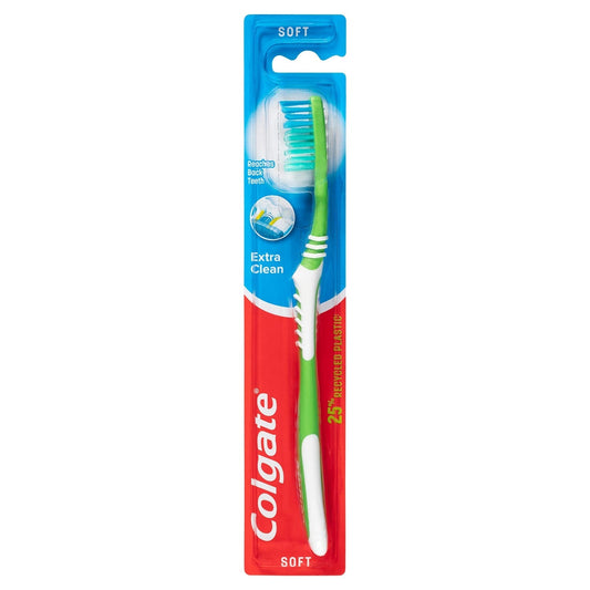 Colgate Toothbrush Extra Clean Soft 25% Recycled Plastic - CT of 72