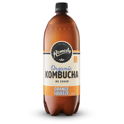 Remedy Kombucha Orange Squeeze (6 x 1.25L) | Subscription