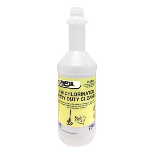 Kwikmaster Spray Bottle Empty Chlorinated Heavy Duty Cleaner 750ml - Each